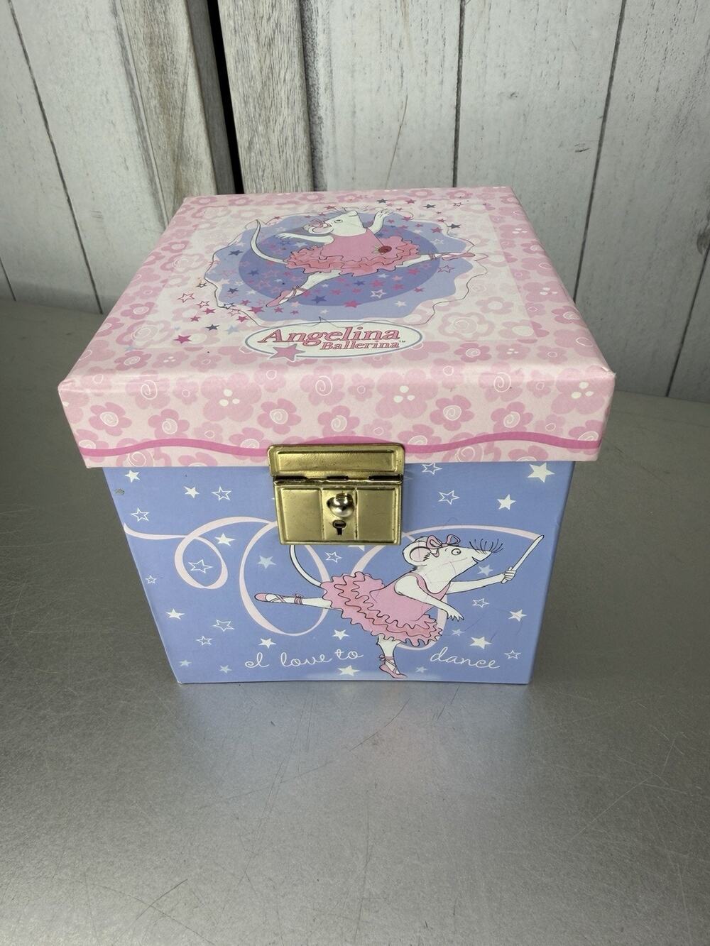 RARE American Girl Doll Angelina Ballerina Jewelry Notepad Drawer Trinket Box